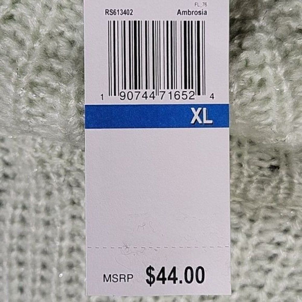 No Comment Textured Off-the-Shoulder Sweater Sz XL - Picture 12 of 13